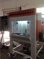 东莞市尚台自动喷砂机刚签的转盘喷砂机