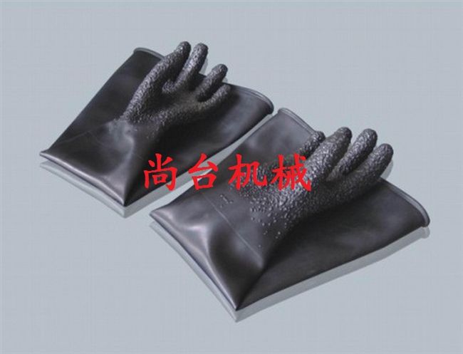 喷砂手套/加厚颗粒手套/橡胶加厚手套